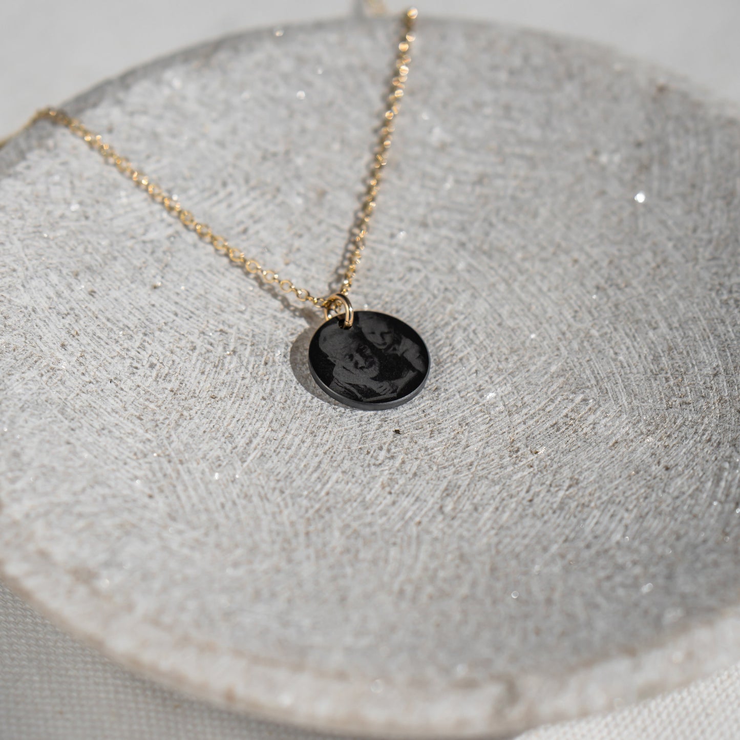 Free Standing Black Diamond - People Pendant